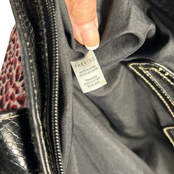 Trveviso Large Leopard Print Tote Bag - Picture 16 of 16